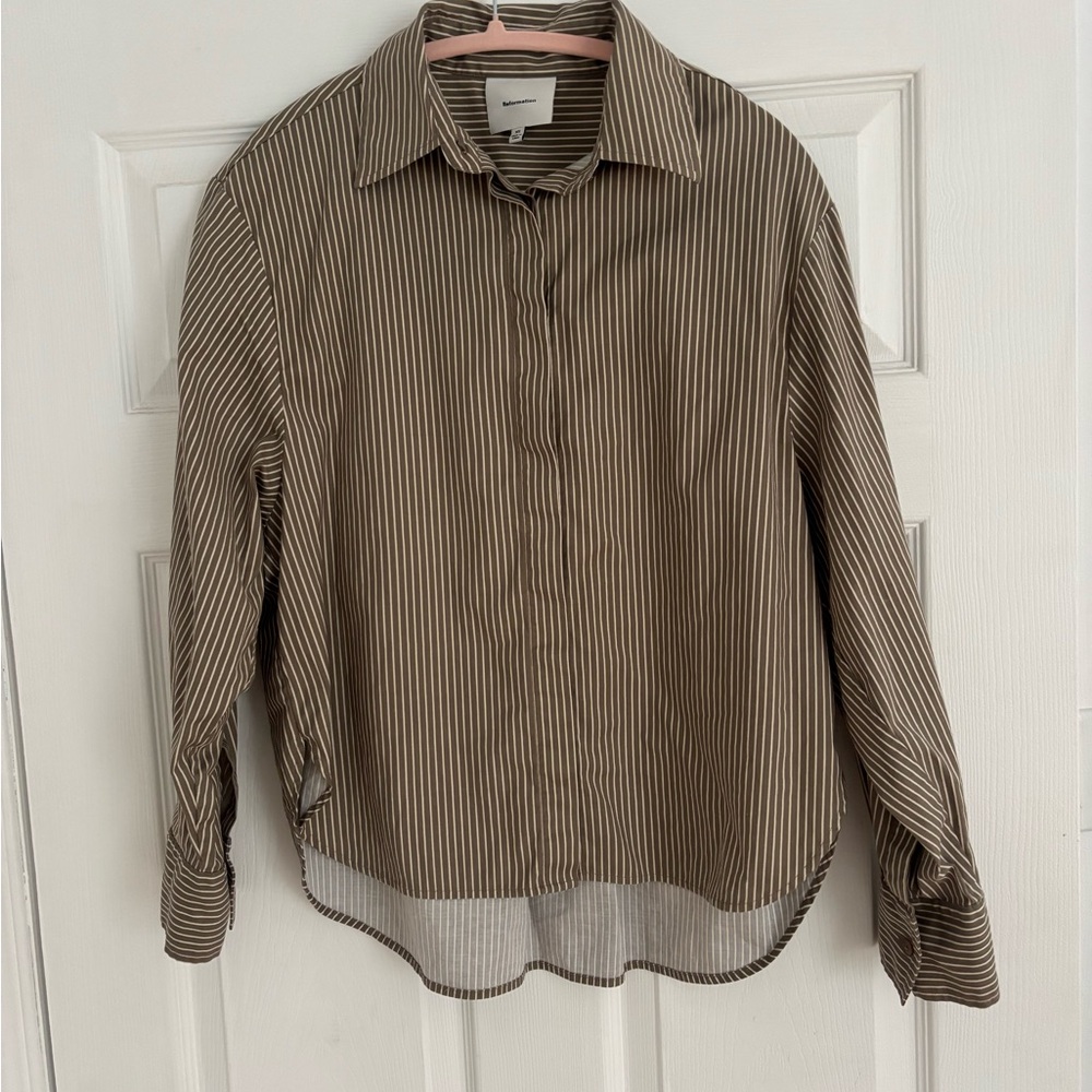 Reformation Andy Oversized button down